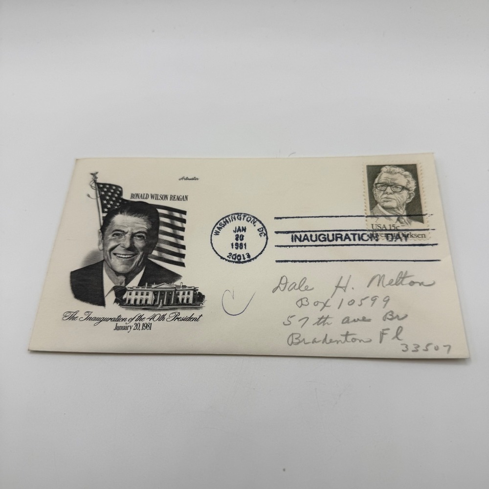 Ronald Reagan 1981 Inauguration Day Artmaster First Day Cover FDC Envelope